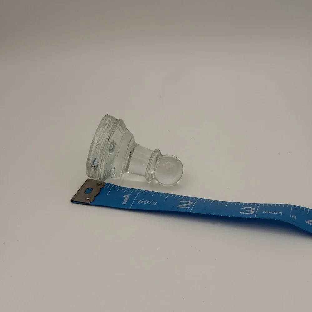 Clear Glass Chess‎ Game Replacement Pieces Pawn 1.5